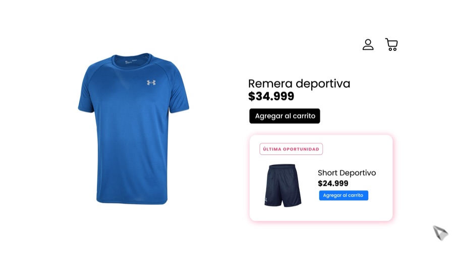 Oferta en la página de producto